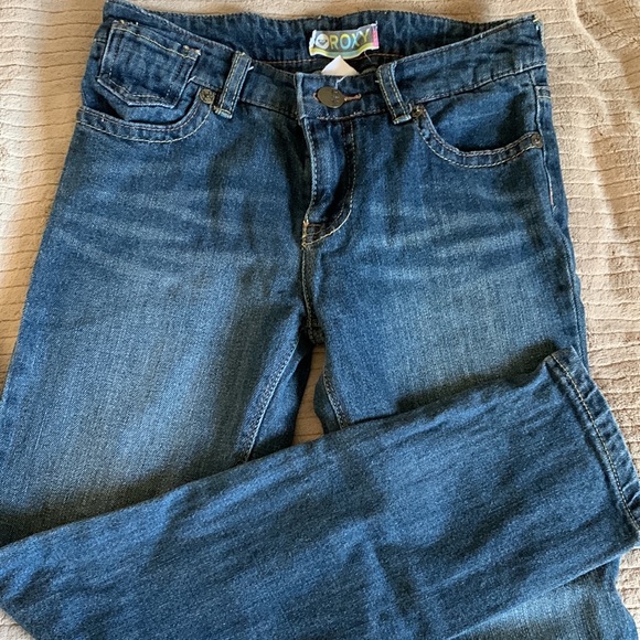 Roxy Girls Skinny Jeans Size 10/12 - Picture 3 of 7